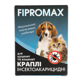 FIPROMAX Капли  для котят и щенков весом 1.5-4 кг, 2 пипетки (4820237150011)