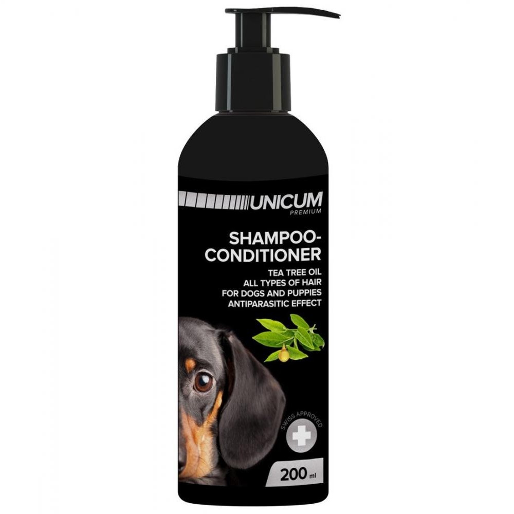UNICUM Шампунь-кондиционер Premium с маслом чайного дерева для собак 200 мл (UN-020) - зображення 1