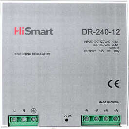 HiSmart 12V 20A 240W DIN (DR-240-12)