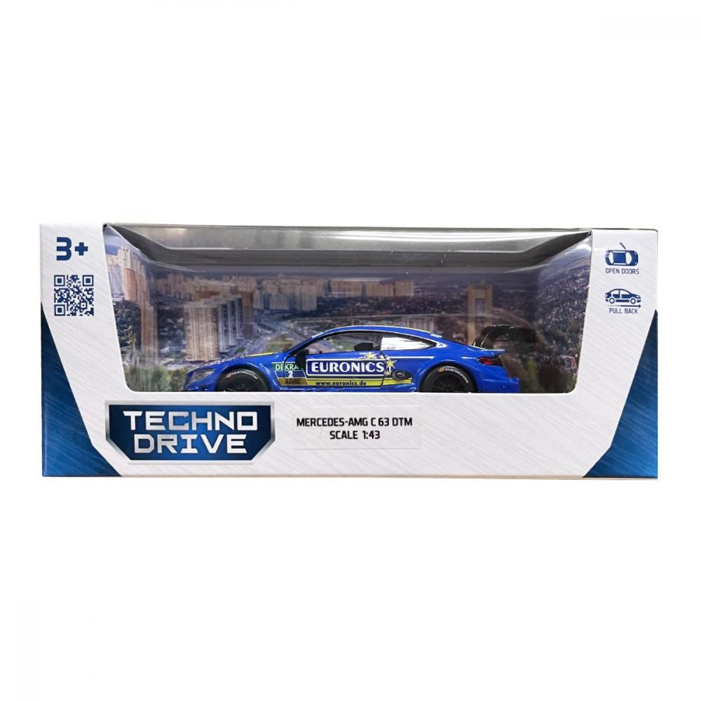 TechnoDrive Mercedes-AMG C63 DTM синій 1:44 (250355) - зображення 1