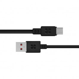 Promate MicroCord-1 USB-microUSB 2А 1.2m Black (microcord-1.black)