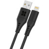 Promate USB to Lightning 2m Black (powerlink-ai200.black) - зображення 1