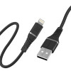 Promate USB to Lightning 1.2m Black (powerline-ai120.black) - зображення 1