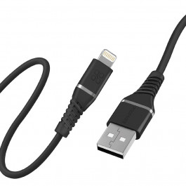 Promate USB to Lightning 1.2m Black (powerline-ai120.black)