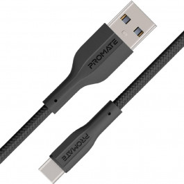 Promate USB Type-A to USB Type-C 1m Black (xcord-ac.black)