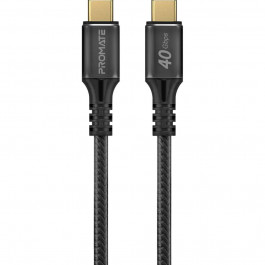 Promate USB Type-C to USB Type-C 2m Black (powerbolt240-2m.black)