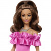 Mattel Barbie Fashionistas в рожевій мінісукні з рюшами (HRH15) - зображення 4