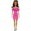 Mattel Barbie Fashionistas в рожевій мінісукні з рюшами (HRH15) - зображення 5