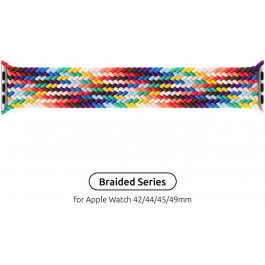 ArmorStandart Ремінець  Braided Solo Loop для Apple Watch 42/44/45/49 mm Size 6 (148 mm) Pride Edition (ARM64937)