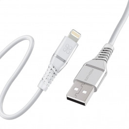 Promate USB Type-A to Lightning 1.2m White (powerline-ai120.white)