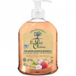 Le Petit Olivier Рідке мило  100% oils soap Цвітіння персика, 300 мл