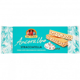 Tre Marie Вафлі  Ancora Uno з кремом Stracciatella та шоколадними пластівцями 140 г (8002190003412)
