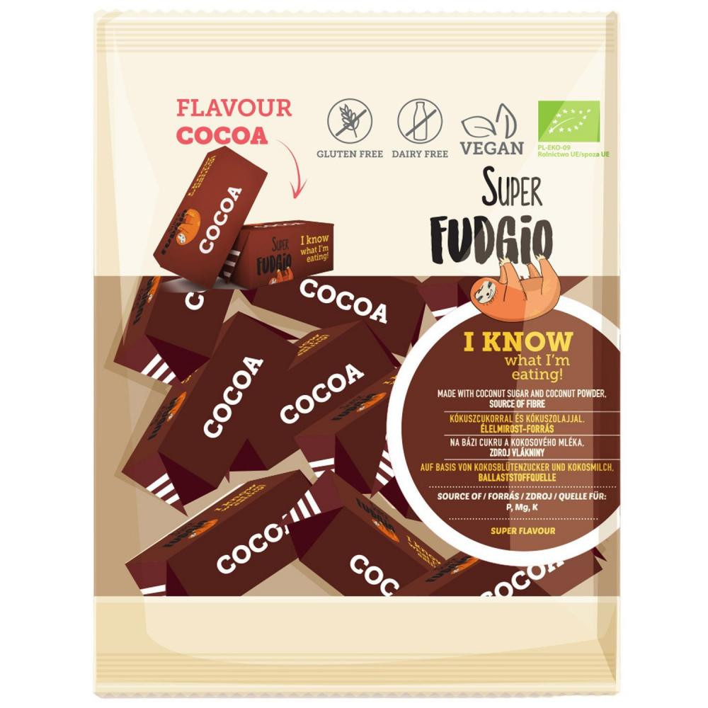 Super Fudgio Цукерки  Cocoa органічні 150 г (5906874505519) - зображення 1