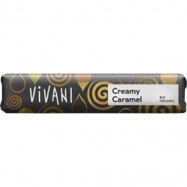 Vivani Батончик  Creamy Caramel молочний шоколад з вершковою карамеллю органічний, 40 г (4044889002515)