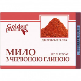 Golden Farm Мыло  с красной глиной 80 г
