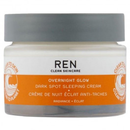   Ren Нічний крем для обличчя  Clean Skincare Overnight Glow Dark Spot Sleeping Cream, 50 мл