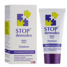 Stop demodex Маска для лица  Pure Derm 9 в 1 50 мл (4820183470669)