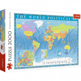 Trefl Пазл Политическая карта мира 2000 деталей (27099)