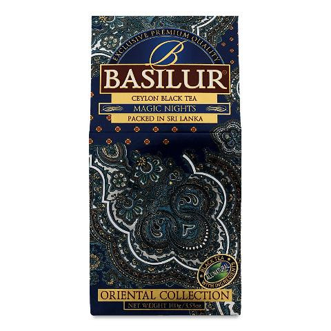 Basilur Чай черный рассыпной Восточная коллекция Магия ночи картон 100 г (4792252916425) - зображення 1