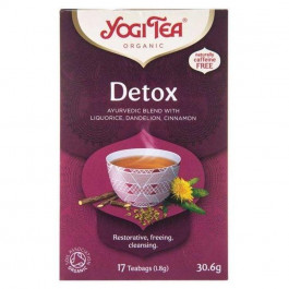 Yogi Tea Чай трав’яний  Detox з прянощами органічний, 17 пакетиків (4012824402492)