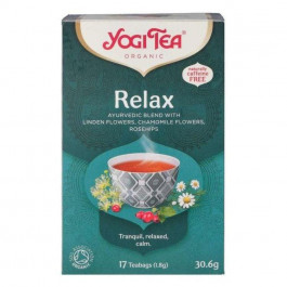 Yogi Tea Чай трав’яний  Relax з прянощами органічний, 17 пакетиків (4012824401167)
