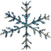 YES! Fun Декор  Сніжинка 20 см блакитна (974736) - зображення 1