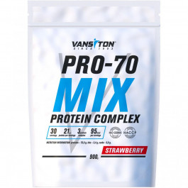 Ванситон Pro-70 Mix Protein Complex /Про-70/ 900 g /30 servings/ Strawberry