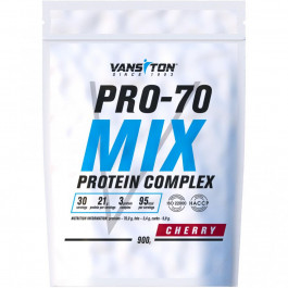 Ванситон Pro-70 Mix Protein Complex /Про-70/ 900 g /30 servings/ Cherry