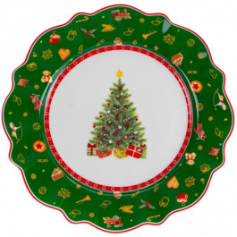 Lefard Блюдо круглое Christmas Delight green 21 см 985-116 (985-116)