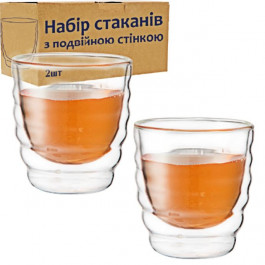   S&T Набір чашок , з подвійною стінкою, 2 шт., 200 мл (202-7)