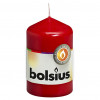 декоративна свічка Bolsius Свеча  столбик 80/50 Красная (200141) (8717847036445)