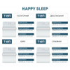 ТЕП Комплект постільної білизни  Happy Sleep Сімейний 2 х 215 x 150 см Pearl Dream Grey Ранфорс (2000008 - зображення 6