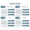 ТЕП Комплект постільної білизни  Happy Sleep Сімейний 2 х 215 x 150 см Pearl Dream Grey Ранфорс (2000008 - зображення 9