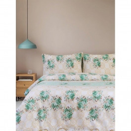 Iris Home Комплект постельного белья  евро ранфорс Tracery Green (svt-2000022276146)