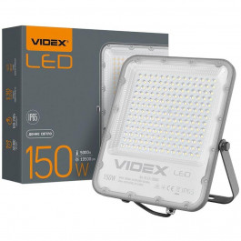 VIDEX LED прожектор 150W 5000K  PREMIUM уличный серый VL-F2-1505G