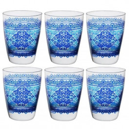 Cerve Набор стаканов Шарм Голубой 6 шт х 300 мл (650-667)