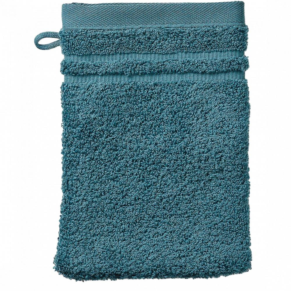 KELA Рушник-рукавичка для обличчя  Leonora 24608 15х21 см бірюзово-синій - зображення 1