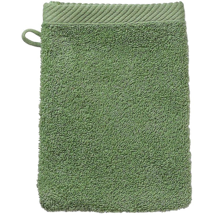 KELA Рушник-рукавичка для обличчя  Ladessa 24588 15х21 см зелений мох - зображення 1