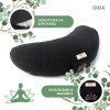 IDEIA Подушка  для йоги и медитации с гречневой шелухой 46х25х10 Черная (4820182658631) - зображення 2