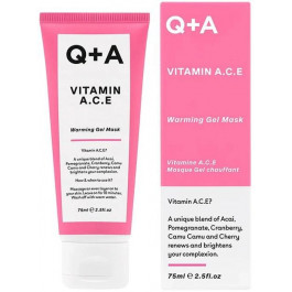   Q+A - Антиоксидантна маска з вітамінами A.C.E - Vitamin A.C.E - Warming Gel Mask - 75ml