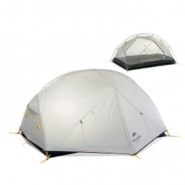Naturehike Mongar 2P Double Layer Camping Tent NH17T007-M 20D / grey