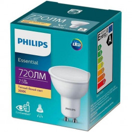 Philips ESSLEDspot 8W 720lm GU10 3000K (929002093317)
