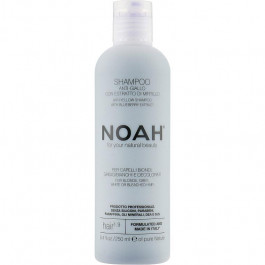 Noah Шампунь - нейтралізатор жовтизни для світлого волосся  Anti-Yellow, з екстрактом чорниці, 250 мл (11