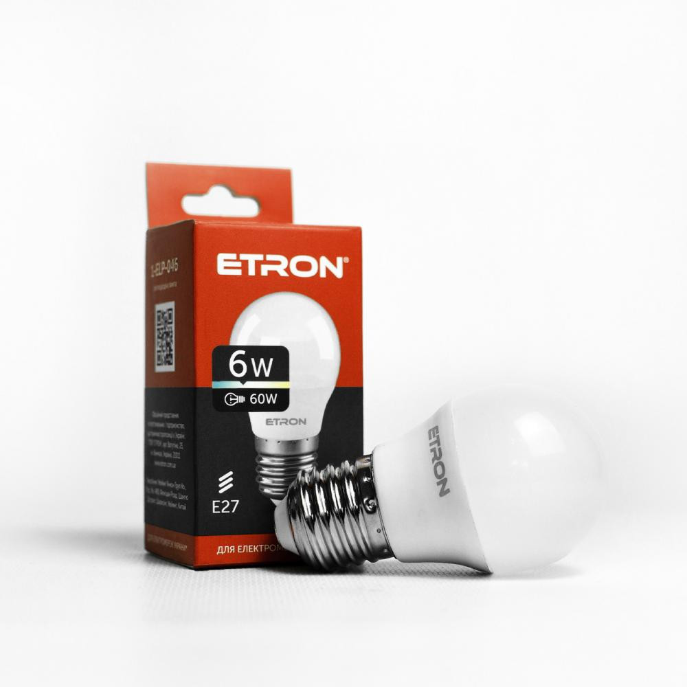 Etron LED 6W 4200K E27 (1-ELP-046) - зображення 1