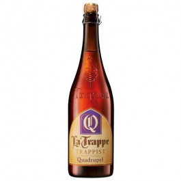La Trappe Пиво  Quadrupel, напівтемне, нефільтроване, 10%, 0,75 л (8711406135723)