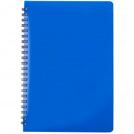 BuroMax Набор тетрадей для записей 5 шт  Gloss A5 в клетку 80 листов пластиковая обложка Синий (BM.24552151-