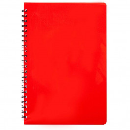 BuroMax Набор тетрадей для записей 5 шт  Gloss A5 в клетку 80 листов пластиковая обложка Красный (BM.2455215