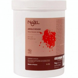 Najel Порошок красной глины  для всех типов кожи 900 г (3760061225404)