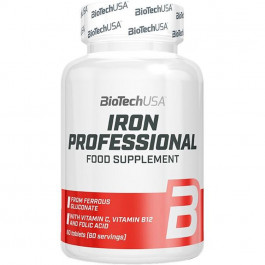 BiotechUSA Iron Professional 60 Tablets