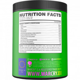 Genius Nutrition Warcry Energy 300 g /30 servings/ Green Apple